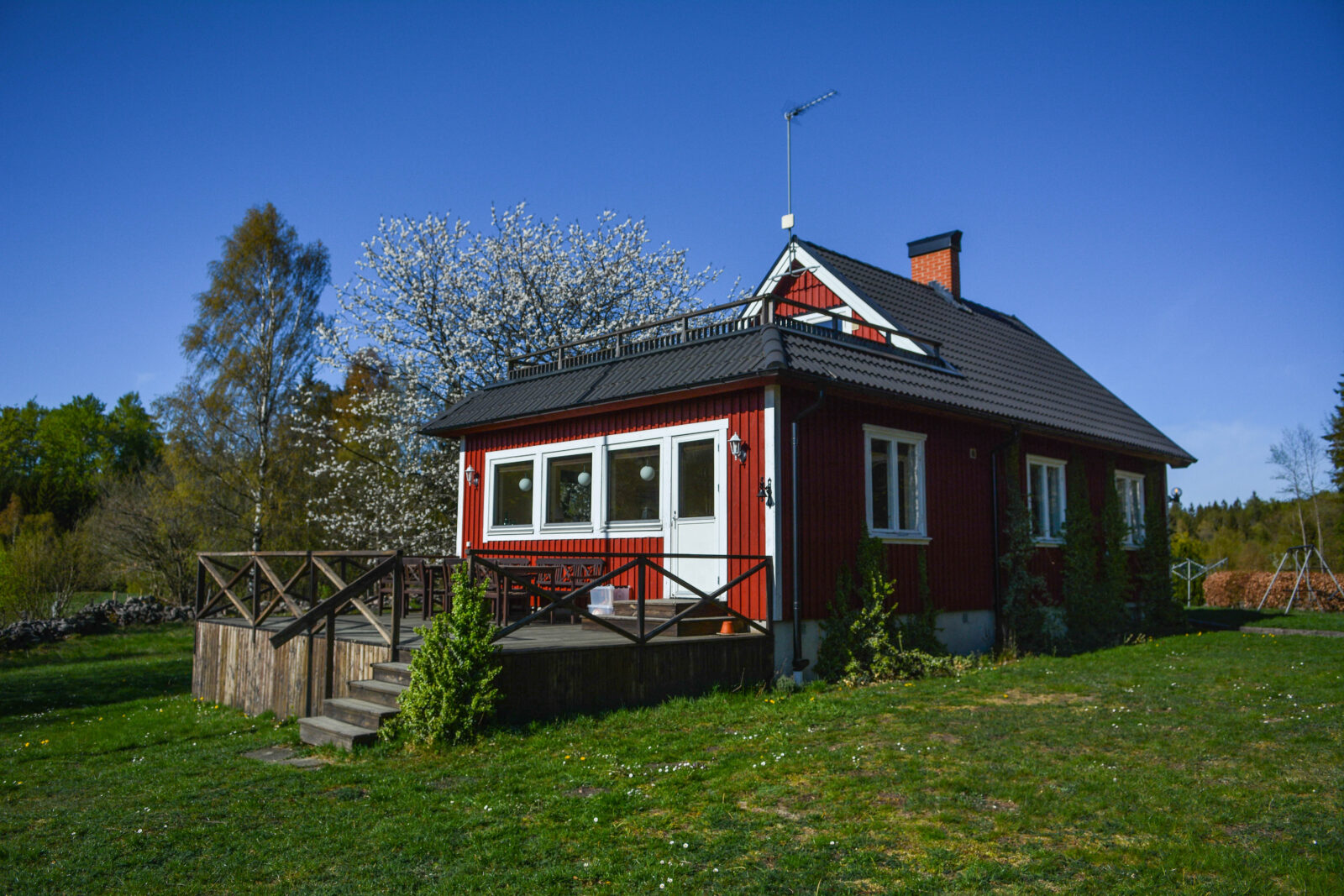 Bergshus in spring Ullstorps stugor