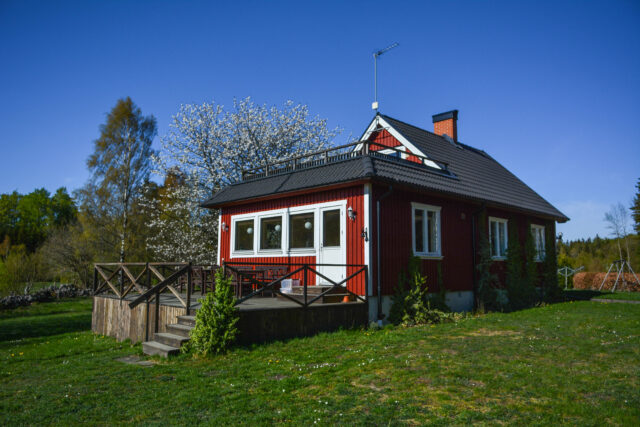 Bergshus in spring  Ullstorps stugor