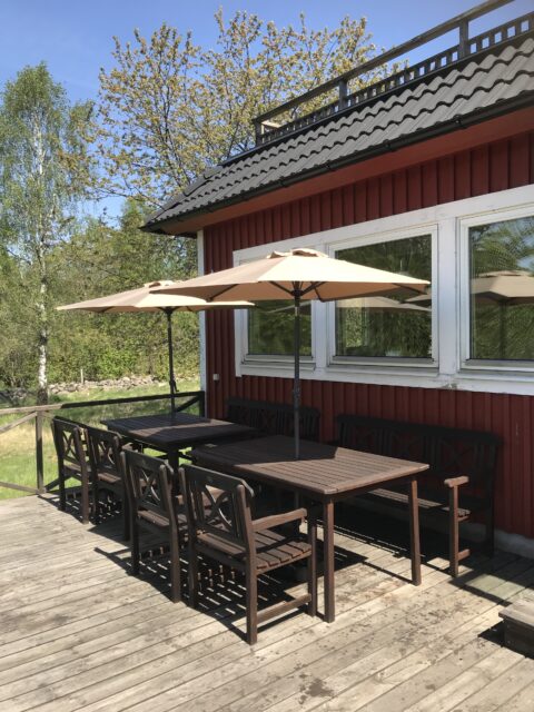 Bergshus balcony, out door furnitures,  Ullstorps stugor